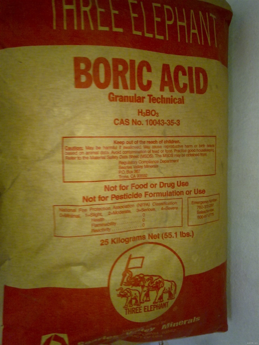 HÓA CHẤT BORIC ACID 99.9%